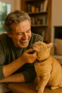 Garde et promenade-chat