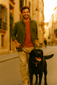 Garde et promenade-chien exterieur labrador